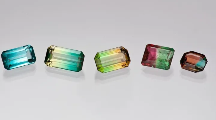 bicolor gemstone